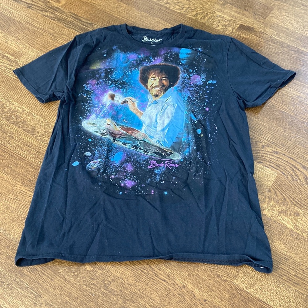 Bob Ross cotton t shirt size L